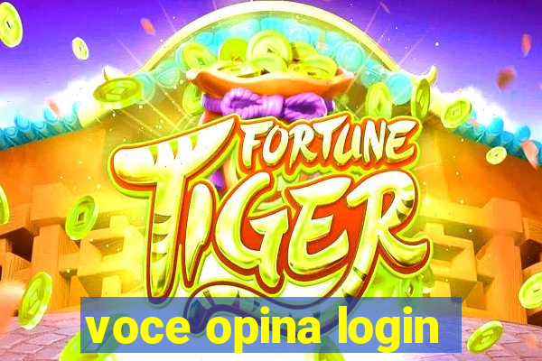 voce opina login